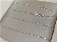 Collana Dal Maso Gioielli Donna in Oro bianco Diamante 0.04 Ct CLN1051.04 - CLN1051.04